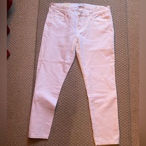 White crop skinny jeans size 10 NEW